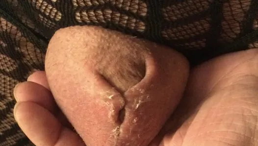 Cock converted to pussy with super glue