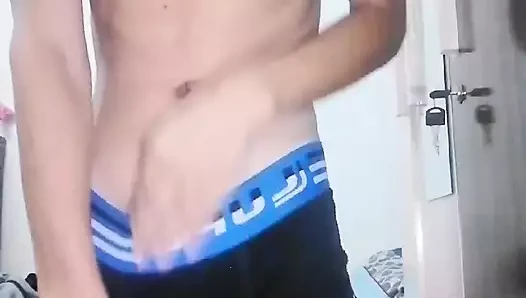 Skinny Boy Gets Hot