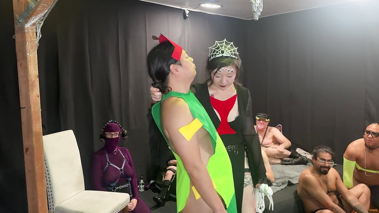 Caught in Desire's Web - Kinky Rope Orgy - Cliff Media Productions