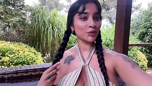I Get Horny While a Bbq and Fucking My Wife in Full View of Everyone Creampie- Yasmina Khan