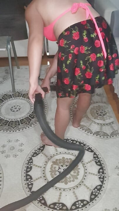 We're having a secret affair with the cleaning lady.