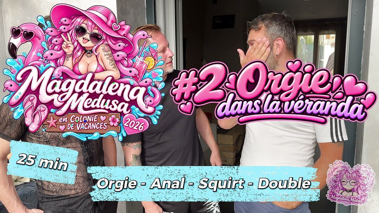 COLO PORNO 2026 - Orgy in the Sunroom FRENCH - ANAL - SQUIRT - DP