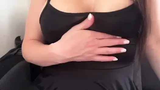 I love jerking off on my slut stepmom with big tits