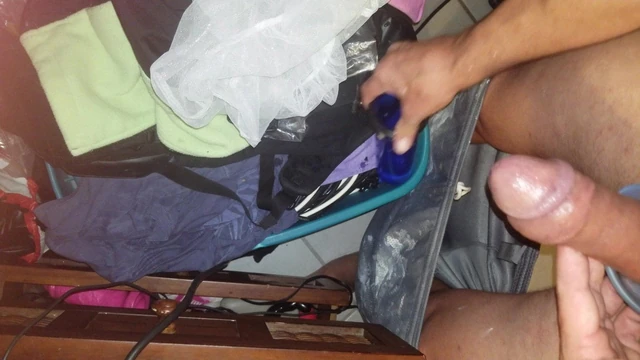 Showing off my huge dick