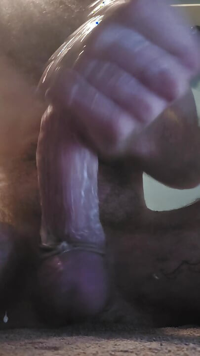 Draining multiple  loads  from my hard cock