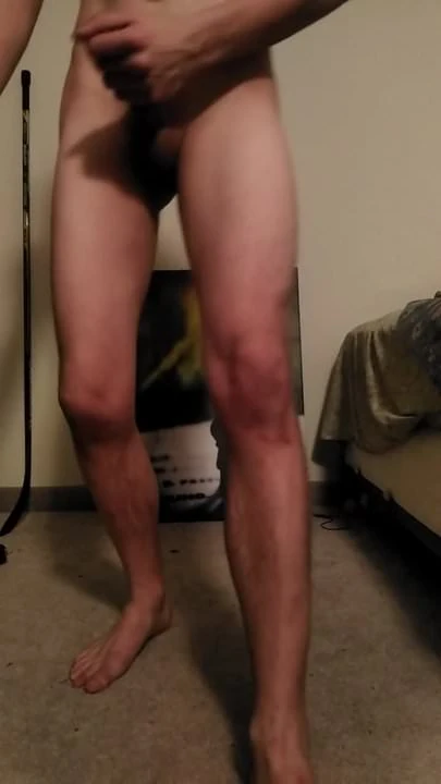 White boy strips his girly panties