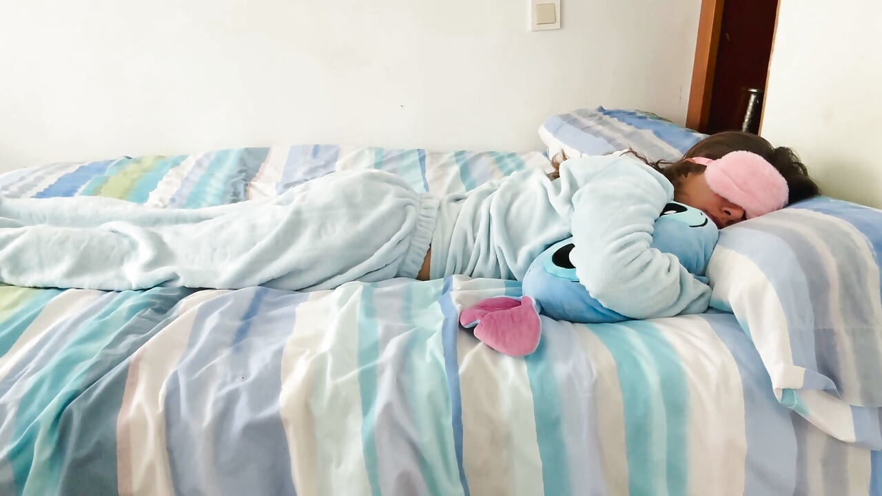 Woke up My Stepsister by Fucking Her in Those Stitch Pajamas