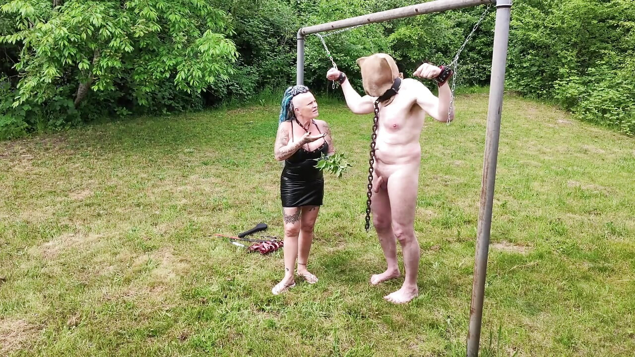 Whipped Naked in Nature