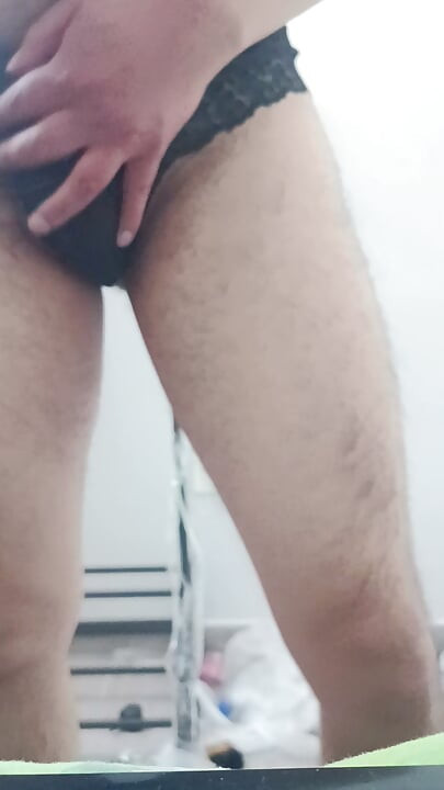 Modeling my wife's panties
