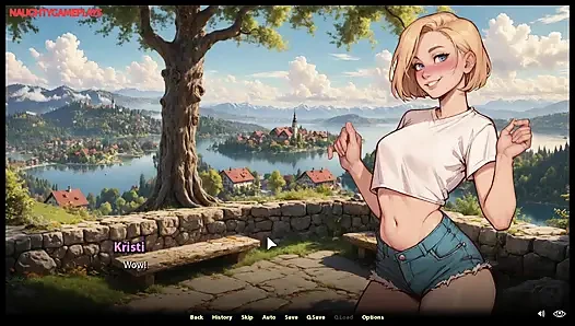 Sex with a Cock Hungry Blonde Girl and Her Man They Got Caught - Moonripple Lake 01 By BCG