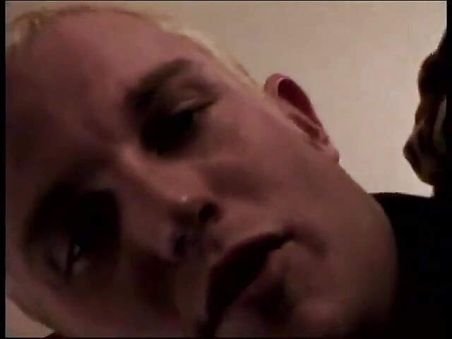 Rich blonde guy fucks slut's shaved pussy in a fancy hotel room