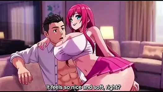 Step daughter seduce step father alone in room