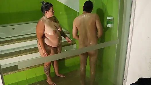 My neighbor comes into my house and this happened in the shower