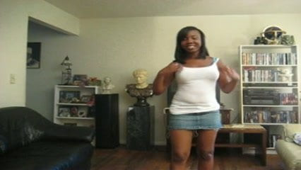 Cute ebony