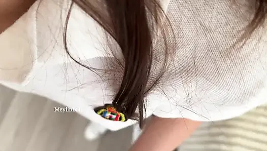 Intimate dry between teacher and homemade Mexican student