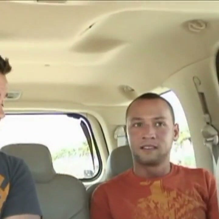 Suking His Friend in the Car Driginv