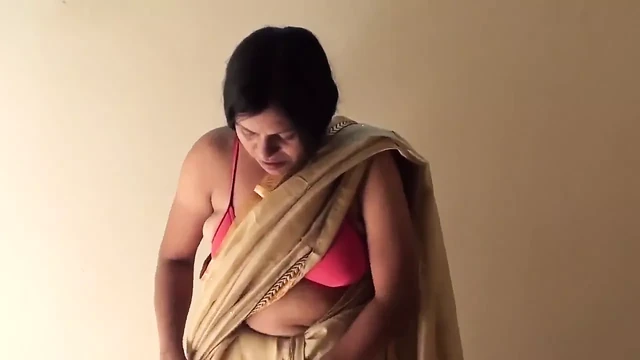 Desi Aunty Strip tease in Shower