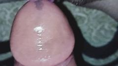 Shaved clean desi pussy and solid cock on the rock