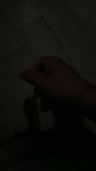Just rubbing my dick