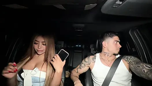 A beautiful girl paid for the service with oral sex because she didn't have any money