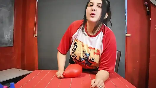 Squish and Fisting Big 24 Marbled Balloon - Bunny Looner