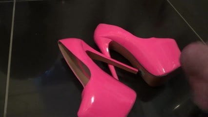 Cum On GF Pink Heels
