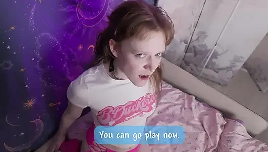 Roughly fucked my stepsister in exchange for getting to play on the computer