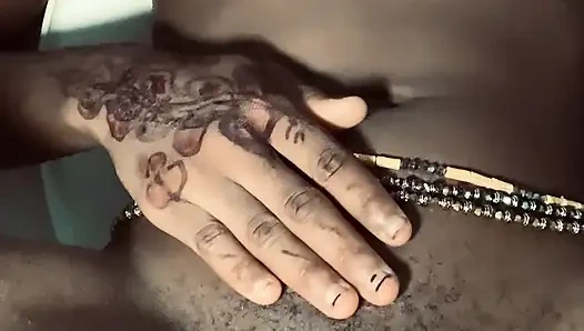 Hot ebony babe browngurl234 enjoys solo moment in the bathroom