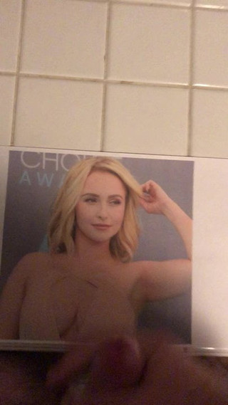 Cum on Hayden Panettiere