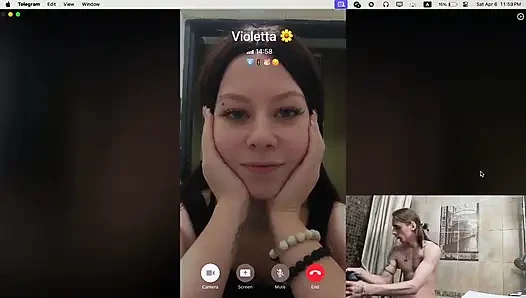 Model webcam bikin cowok ini crot dua kali via panggilan pribadi!
