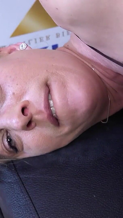 Emotional moment from "German MILF Pickup for Rough Anal Casting Fuck by old Guy"