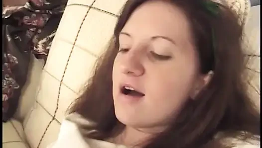 College Brunette Hottie Scheaffer Is Always Ready to Spread Her Legs for Hardcore Drilling in Campus