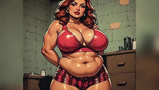 Babes with Muscles Art