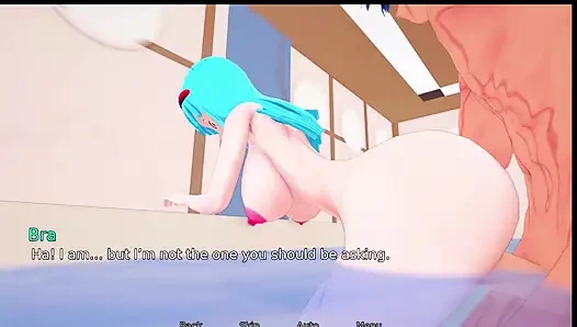 Adegan seks permainan dragon ball ngentot bra dan caulifla di