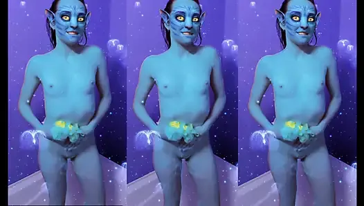 Avatar - 女孩洗个性感的淋浴！