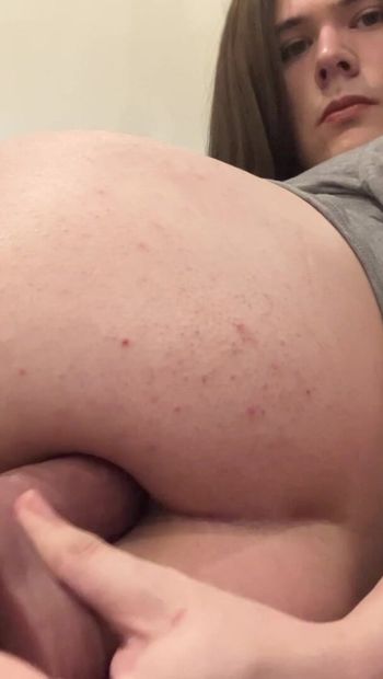 Exposed sissy will destroys ass