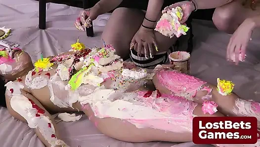 She settles into the role of a captivated Strip Torange observer