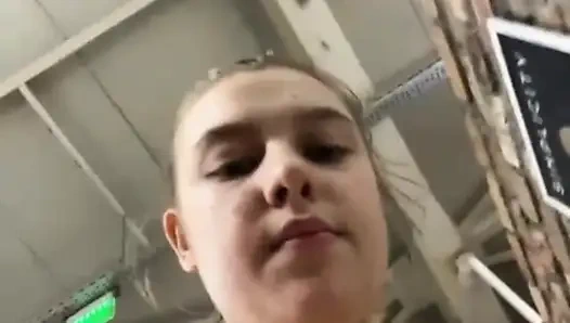 Horny girl fucking in public Gym