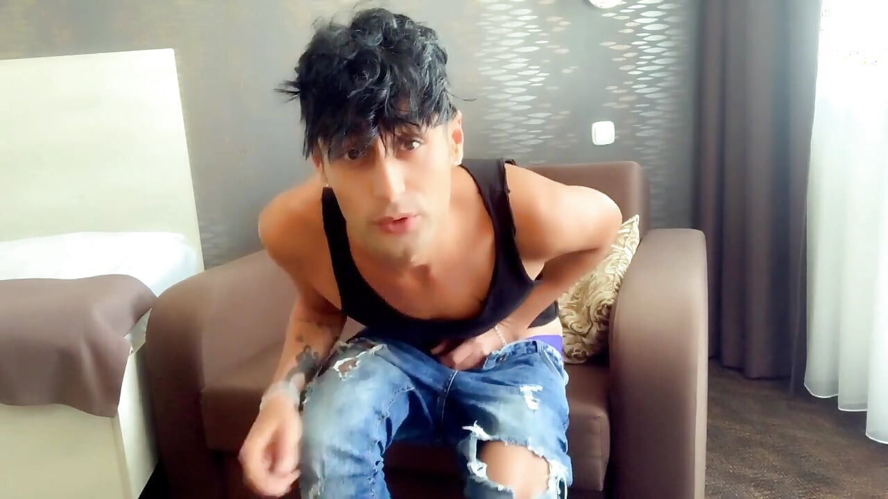 I Will Jerk off and Cum but You Not to Deserve to See Me Cum - Cum to the Sink From Behind