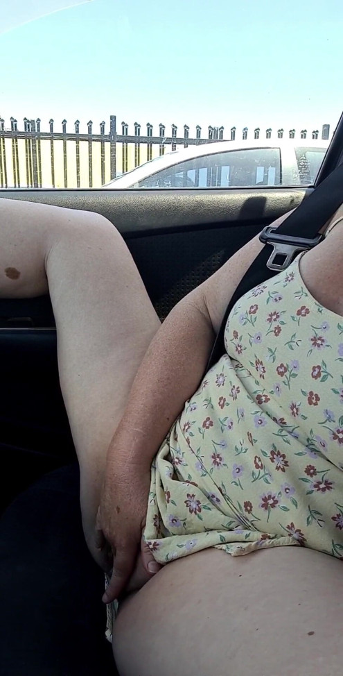 Pussy Play In Car