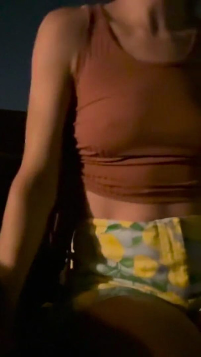 Sexy braless wife reaches an orgasm in public when I rub her clit in a night bar | Clip 1
