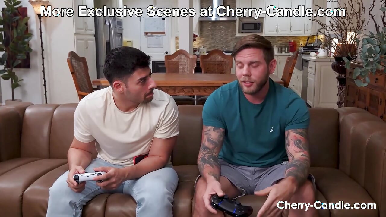 They Wanted to Play on the PS but I wanted them to Play with my Pussy at Cherry-Candle