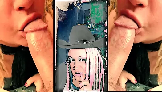 Turning straight cowboys into cocksucking sissies BJ with cumshot ending