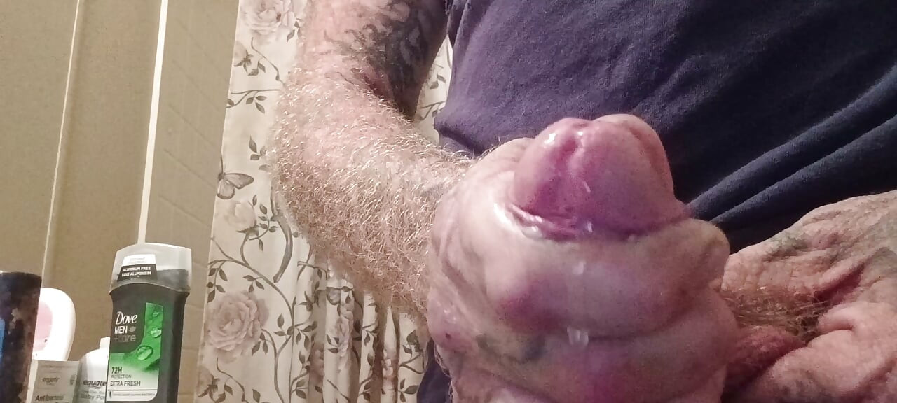 Daddy edging and releasing hot cum load