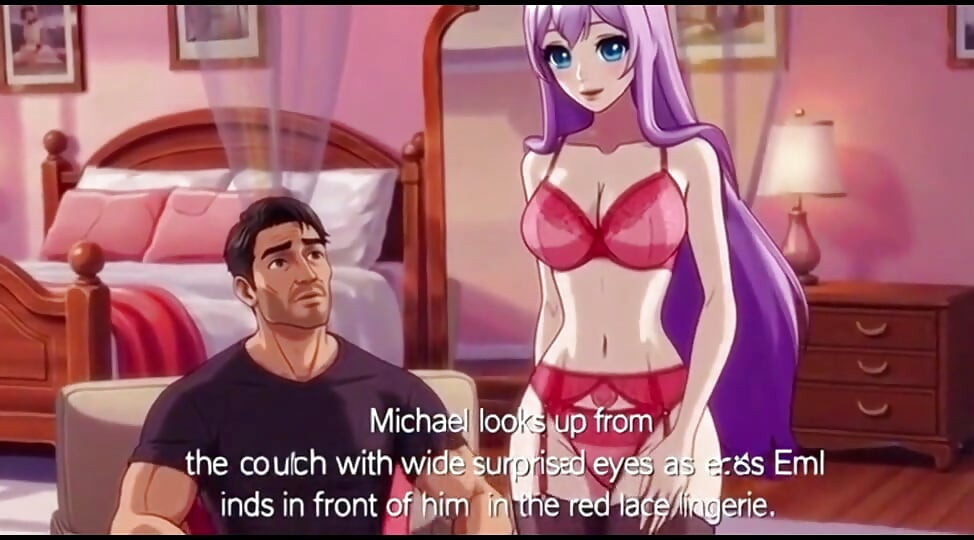Step daughter wear stepmom lingerie to seduce stepdad