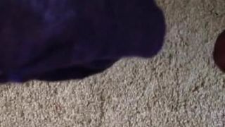 Cumming en milf púrpura vs bragas