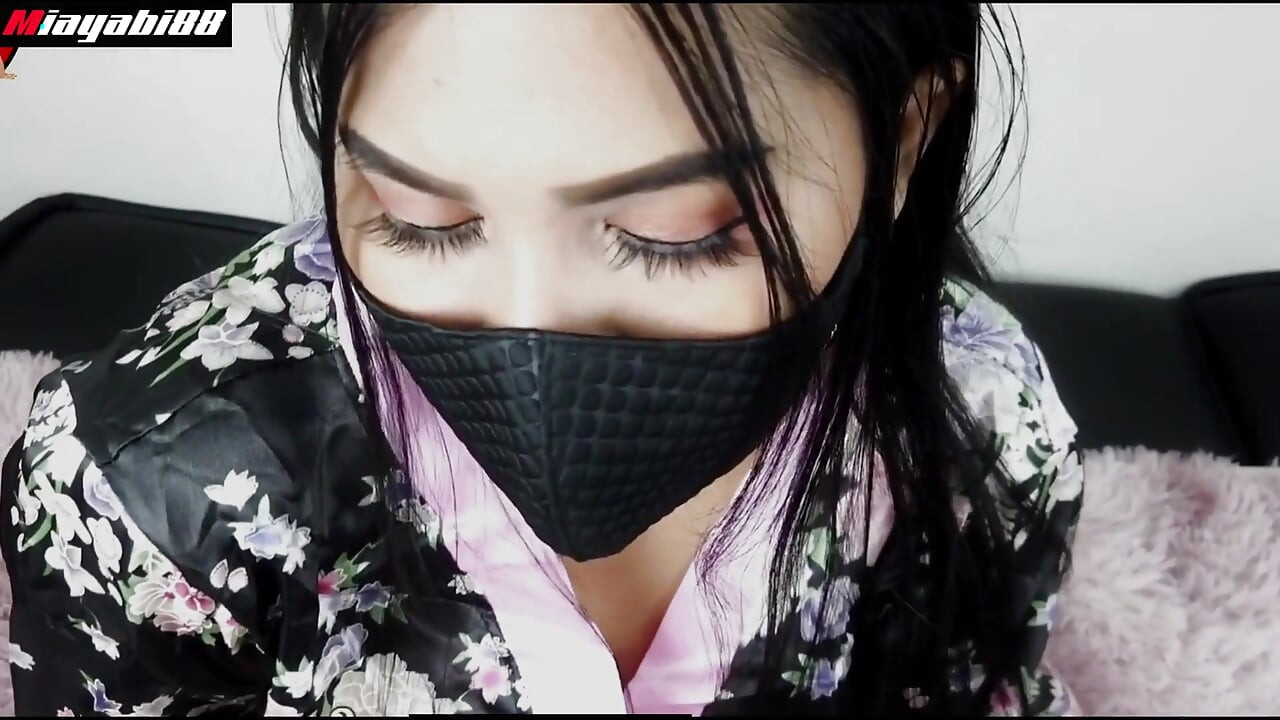 Creampie Thai Asian Couple Cosplay Sexy Kimono, Japan Yukata with Big Long Cock