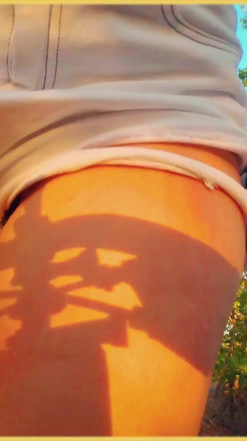 Spectacular moment from "Wifey rides her bike with her tits out"