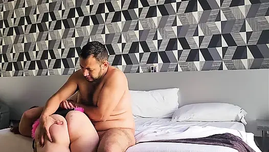 Slut Gets a Massive Cum Load in Her Mouth After Being Fucked Hard in the Ass