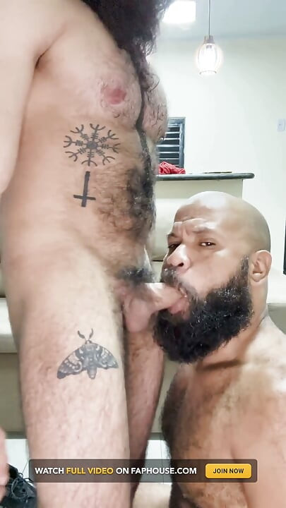 Hot Sex with Viking. Fuck of Two Hairy and Bearded Men